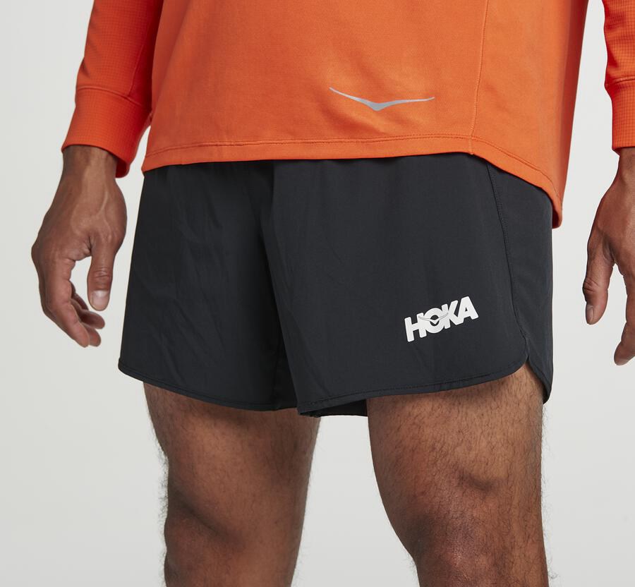 Hoka One One Şort Erkek Siyah - Performance - XQ8574369